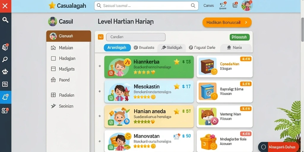 Tampilan antarmuka DEWAPOKER yang menarik.