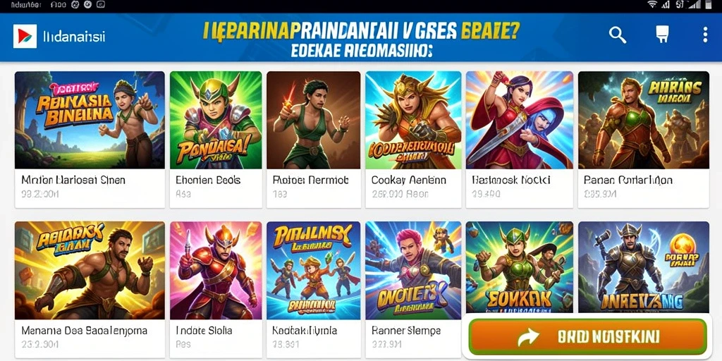 Tampilan antarmuka aplikasi yang menarik dan modern.