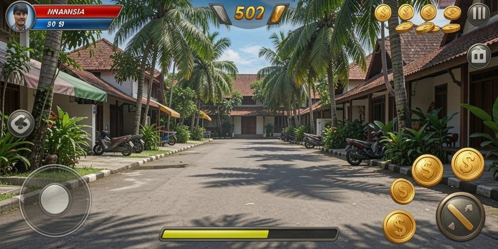 Tampilan menu utama yang menarik dan user-friendly.