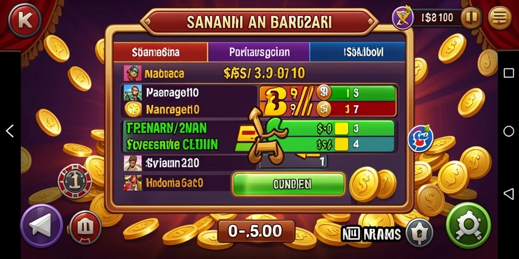 Tangkapan layar karakter dalam aksi berani.