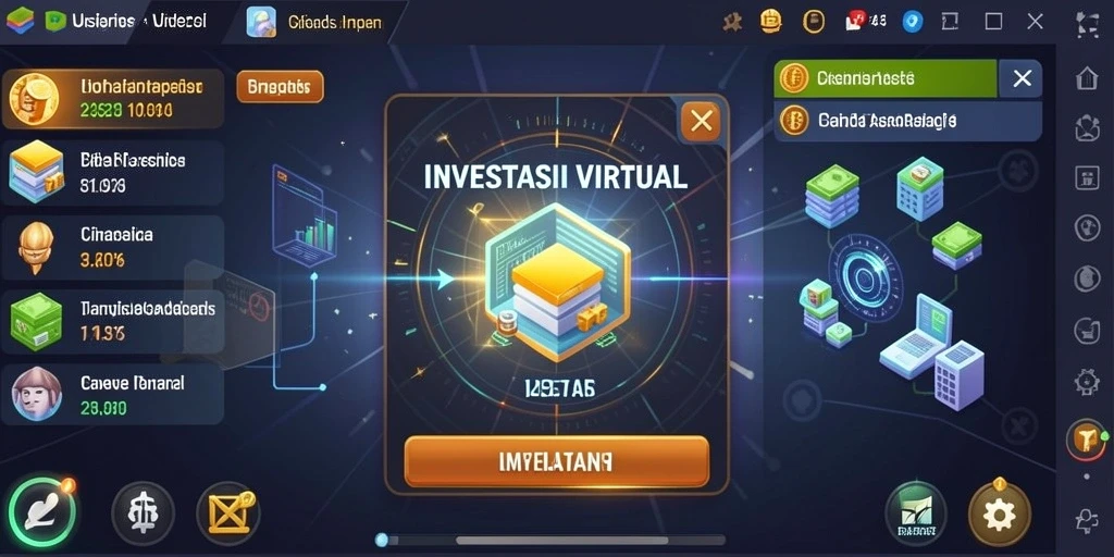 Tampilan awal game dengan karakter-karakter yang menarik.