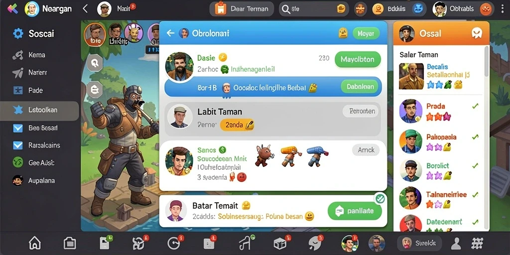 Tampilan antarmuka yang user-friendly dan intuitif.