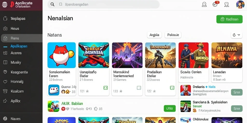 Tampilan antarmuka yang user-friendly dan menarik.